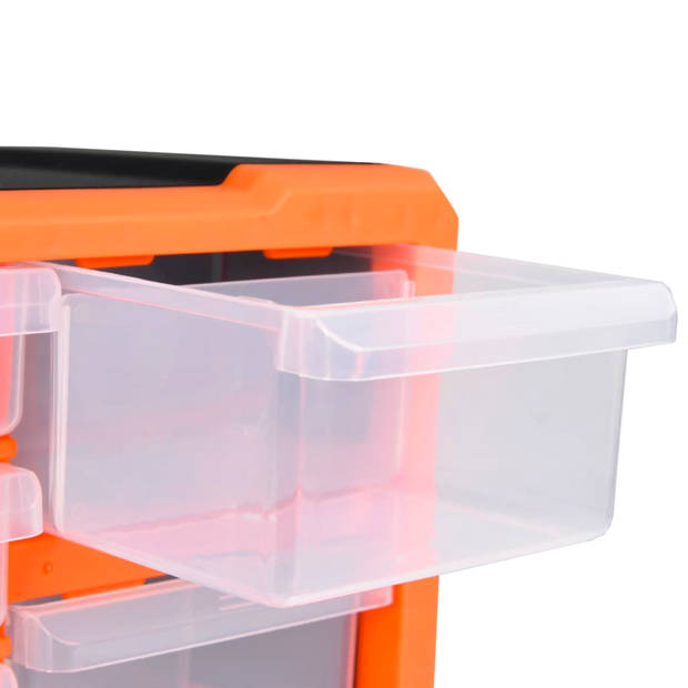 vidaXL Organiser met 22 lades 49x16x25,5 cm