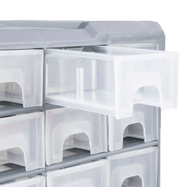 vidaXL Organiser met 64 lades 52x16x37,5 cm