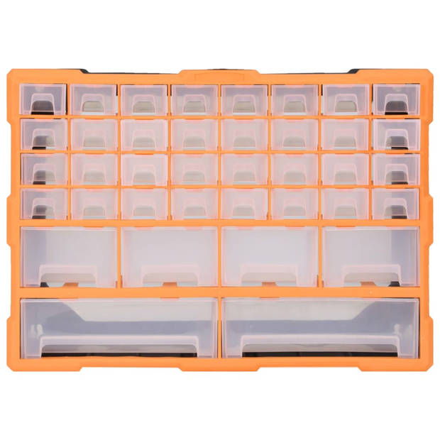 vidaXL Organiser met 38 lades 52x16x37,5 cm