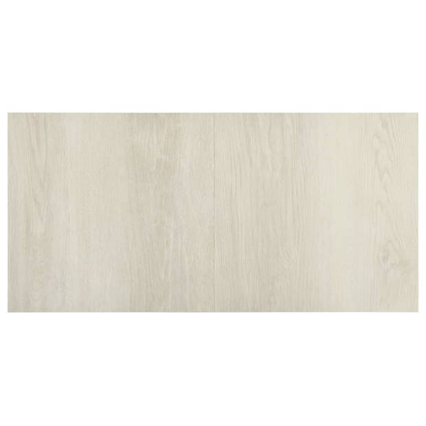 vidaXL Vloerplanken 20 st zelfklevend 1,86 m?? PVC beige