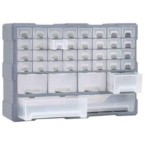 vidaXL Organiser met 38 lades 52x16x37,5 cm