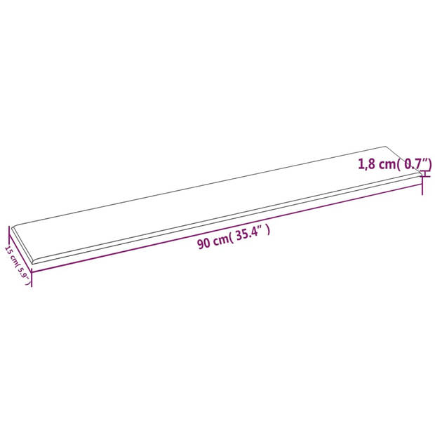 vidaXL Wandpanelen 12 st 1,62 m² 90x15 cm stof donkergrijs