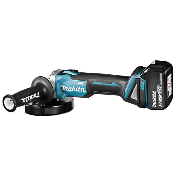 Makita Slijper snoerloos 18 V 12,5 cm blauw en zwart