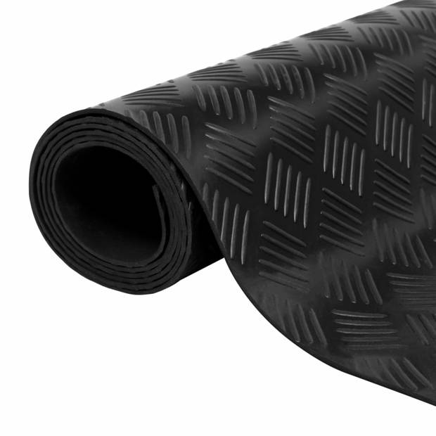 vidaXL Rubberen anti-slip vloermat 2x1m traanplaat