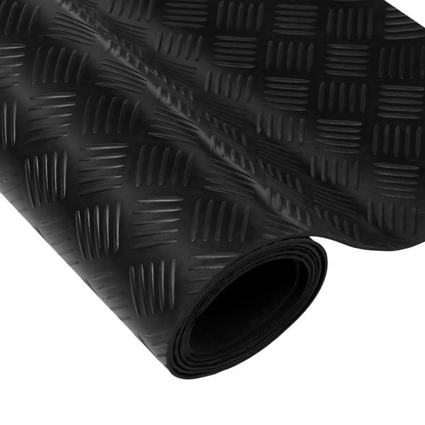 vidaXL Rubberen anti-slip vloermat 2x1m traanplaat