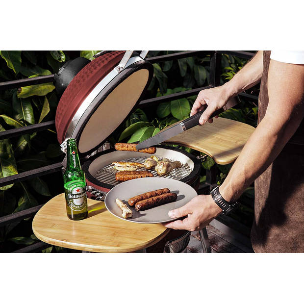 Buccan BBQ - Kamado barbecue - Sunbury Smokey Egg - extra large 18" - Limited edition - Rood