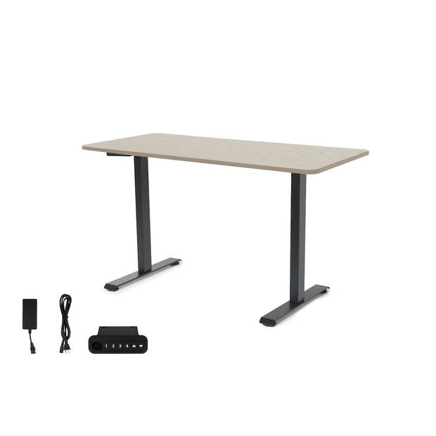 Feel Furniture - Elektrisch verstelbaar bureau - 120x60cm - Grijs
