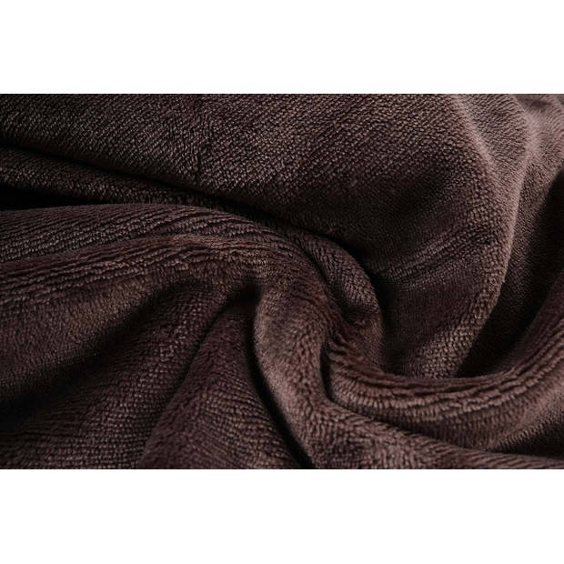 Larson - Elektrisch fleece deken - 160x120 cm - Bruin