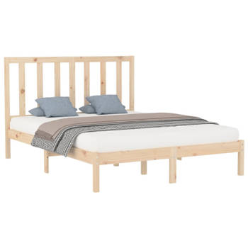 vidaXL Bedframe massief hout 140x200 cm