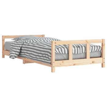 vidaXL Kinderbedframe 90x190 cm massief grenenhout