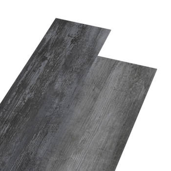 vidaXL Vloerplanken niet-zelfklevend 4,46 m?? 3 mm PVC glanzend grijs