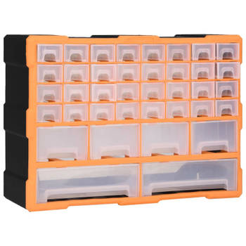 vidaXL Organiser met 40 lades 52x16x37,5 cm