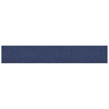 vidaXL Wandpanelen 12 st 1,62 m² 90x15 cm stof blauw