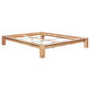 vidaXL Bedframe massief eikenhout 160x200 cm