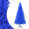 vidaXL Kunstkerstboom met standaard 180 cm PVC blauw