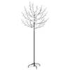 vidaXL Kerstboom 200 LED's blauw wit licht kersenbloesem 180 cm