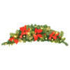 vidaXL Kerstboog met LED-lampjes 90 cm PVC groen