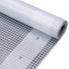 The Living Store Leno dekzeilenset - 4 x 15 m - wit - LDPE met HDPE mesh - scheurvast - water- en uv-bestendig - 260