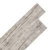 vidaXL Vloerplanken zelfklevend 5,02 m?? 2 mm PVC washed eiken