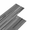 vidaXL Vloerplanken zelfklevend 5,21 m² 2 mm PVC gestreept grijs