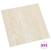 vidaXL Vloerplanken zelfklevend 55 st 5,11 m² PVC beige