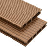 vidaXL Terrasplanken HKC met accessoires 30 m?? 4 m teak