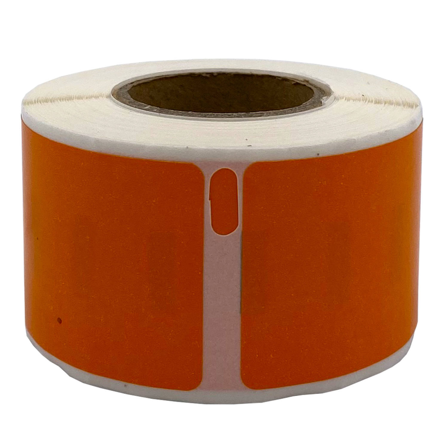 DULA Dymo Compatible labels - Oranje - 99010 - S0722370 - Adresetiketten - 1 rol - 28 x 89 mm - 130 labels per rol