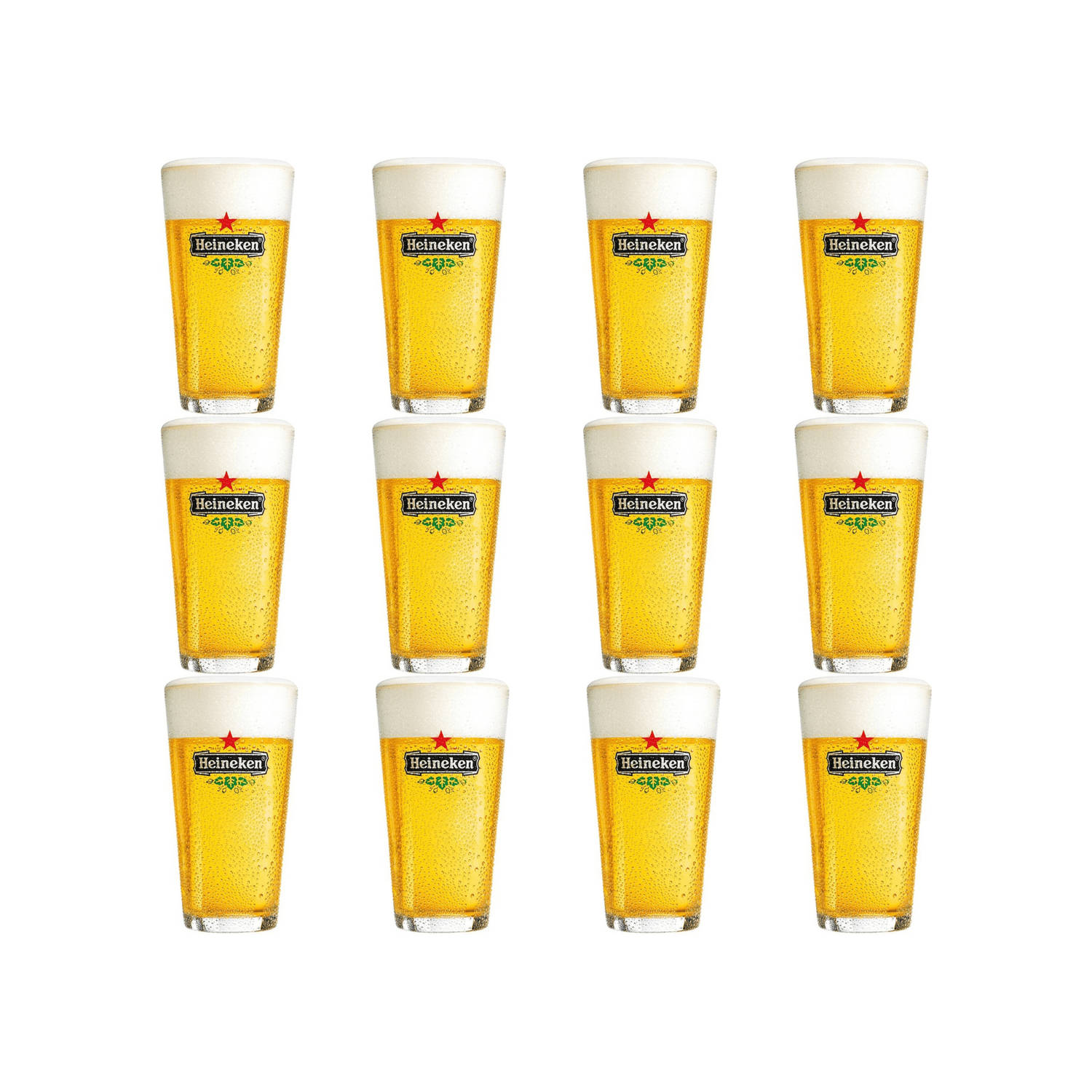 Heineken Amsterdammer-Vaasje Glas (12x 25cl)
