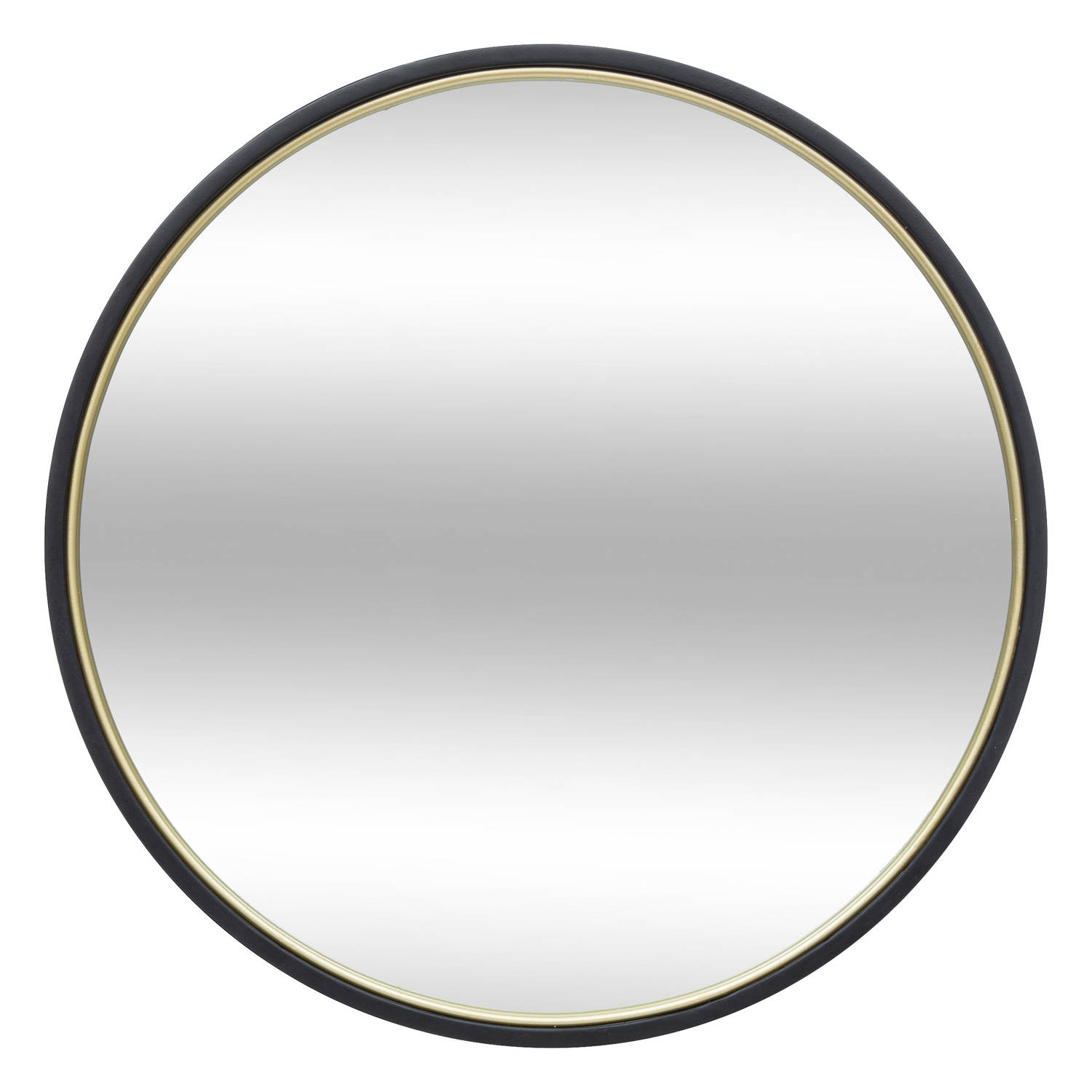 Metalen Spiegel Eye – Zwart/Goud – Ø50 cm
