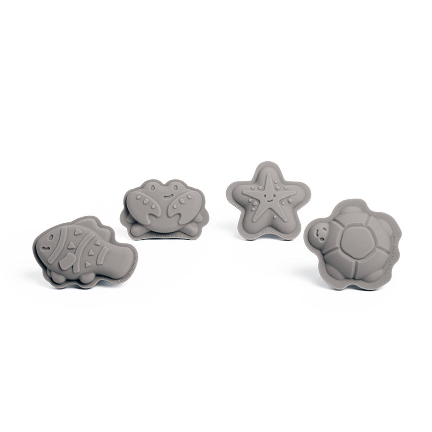 Bigjigs Stone Grey Character Sand Moulds