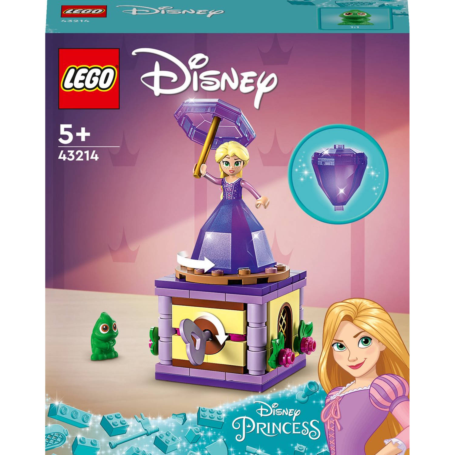LEGO Disney Princess 43214 Draaiende Rapunzel Verzamelitem