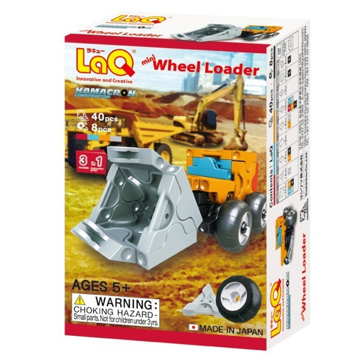 LaQ Hamacron Constructor Mini Wheel Loader