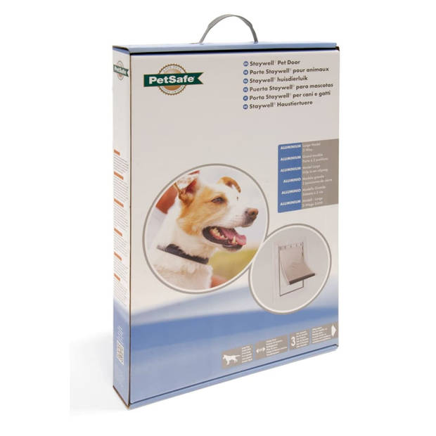 Gebr. de Boon - PetSafe aluminium deur nr. 640 L wit/transparant