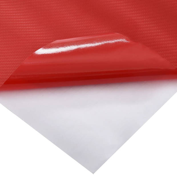 vidaXL 2 st Autofolie 4D 100x150 cm + 50x150 cm rood