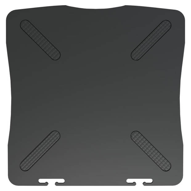 vidaXL Monitorstandaard 33,5x34x10,5 cm zwart