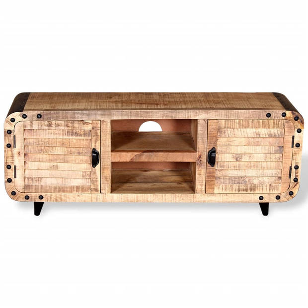 vidaXL Tv-meubel 120x30x50 cm massief mangohout