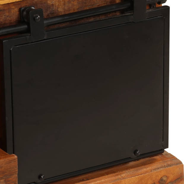The Living Store TV-kast Vintage - 110 x 30 x 45 cm - Massief gerecycled hout