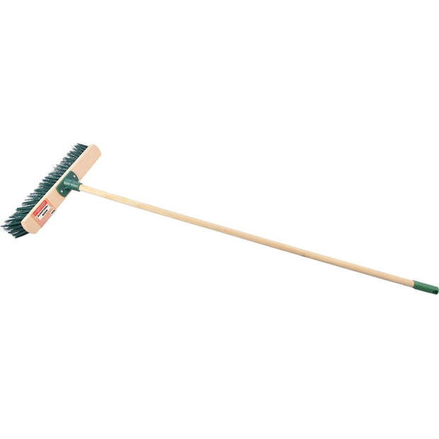 Broom 40 cm including steel 120 cm green Household Broom firm