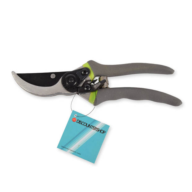 Durable Pruning Shears for Hedge and Branch Pruning - Green & Grey - 21x5.5cm - Garden Accessories