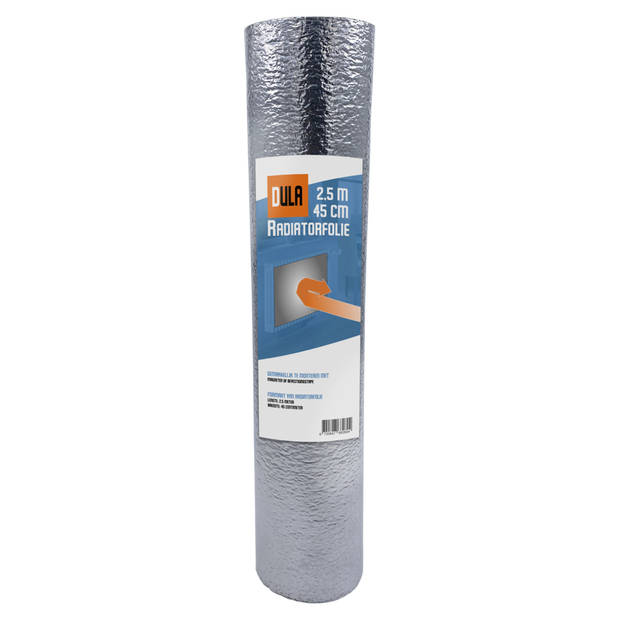 DULA Radiatorfolie - 2,5 m x 45 cm - 1 rol - Isolatiefolie