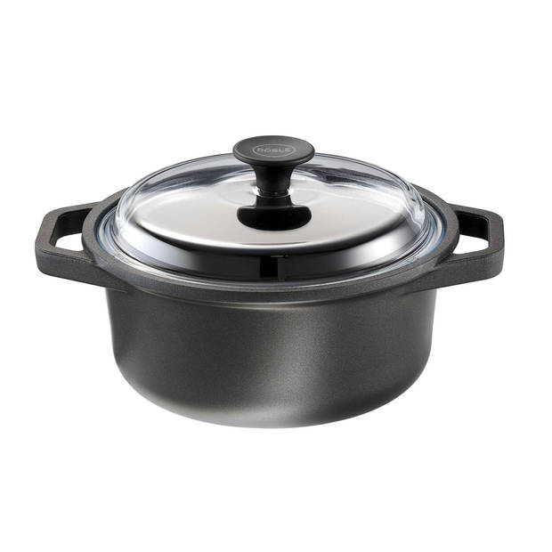 Rösle Keuken - Cadini Braadpan 2,9 liter ProResist - Aluminium - Zwart