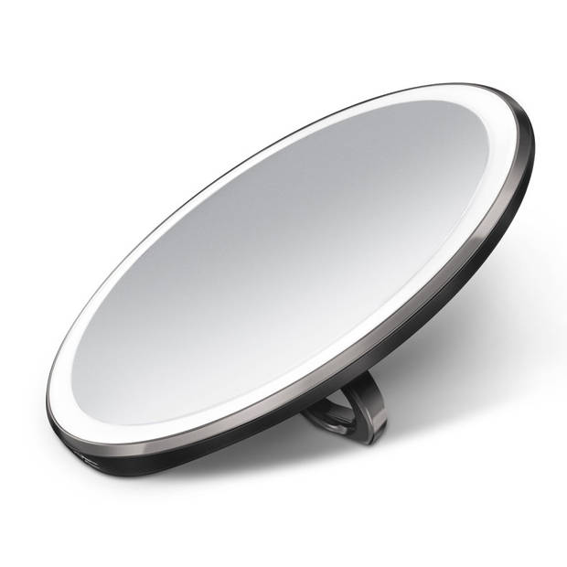 Simplehuman - Spiegel met Sensor, Compact, 3x Vergroting, Zwart - Simplehuman