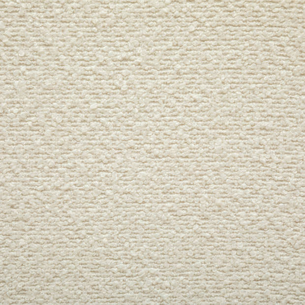 Design Poef Teddy Boucle – Beige Wit – L41 cm x H 43 cm