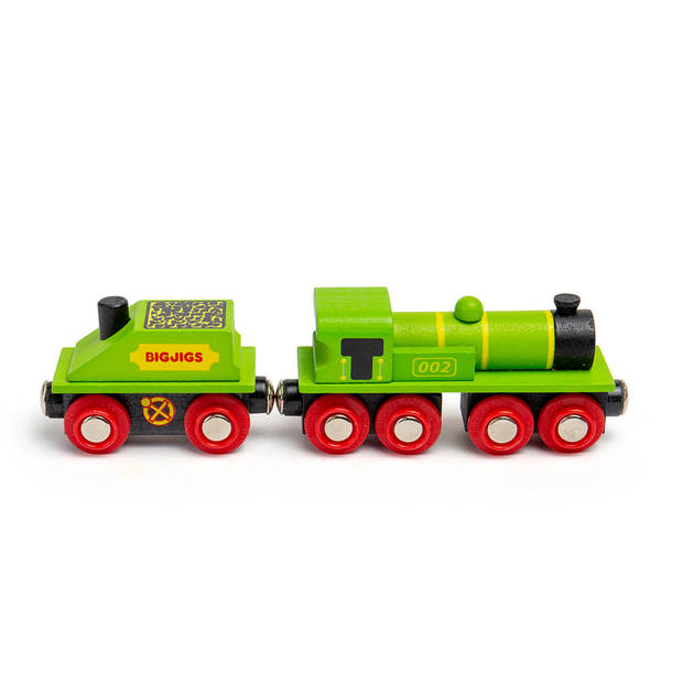 Bigjigs grote groene locomotief (4)