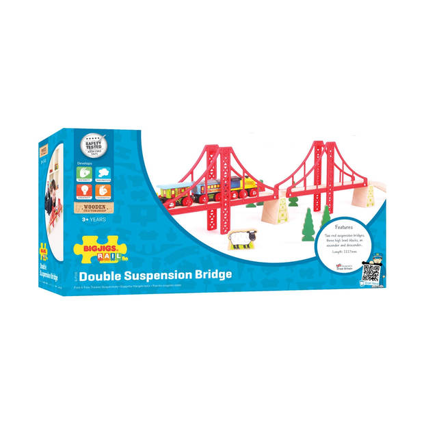 Bigjigs Dubbele Hangbrug