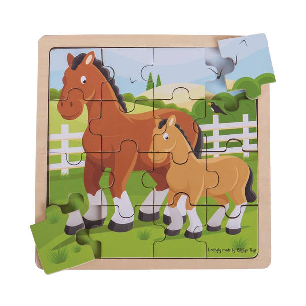 Bigjigs Paard en Veulen Puzzel