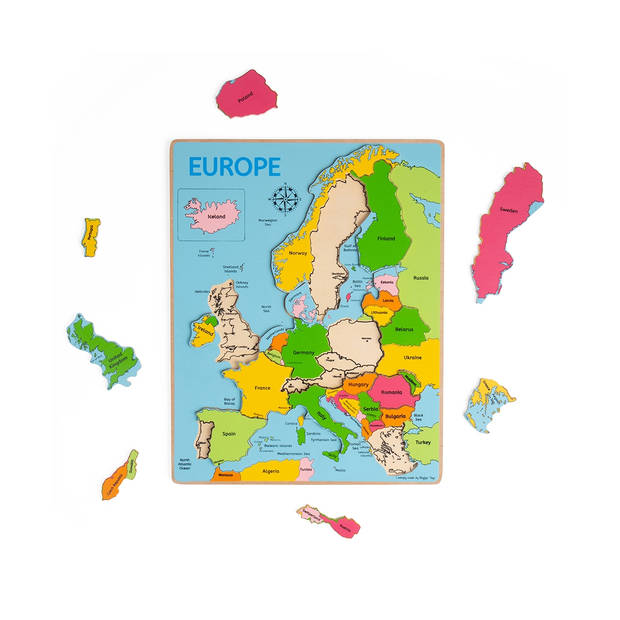 Bigjigs Europa Puzzel