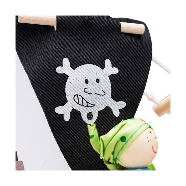 Bigjigs Mini Piratenschip Speelset