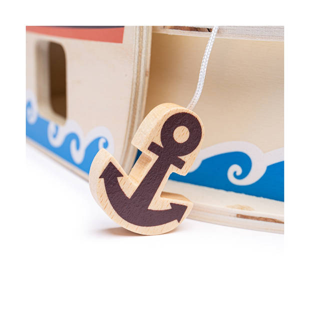 Bigjigs Mini Piratenschip Speelset