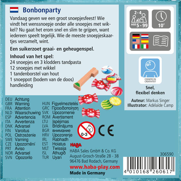 HABA Supermini Spel - Bonbonparty